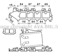 AVA QUALITY COOLING vw4361 -  Интеркулер